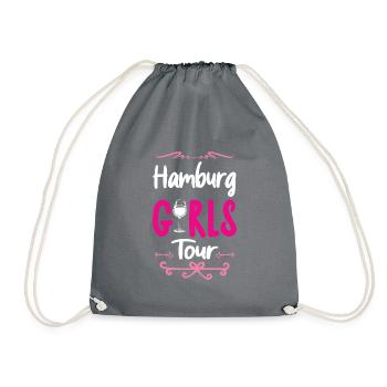 Hamburg Girls Tour - Drawstring Bag - grey - Front