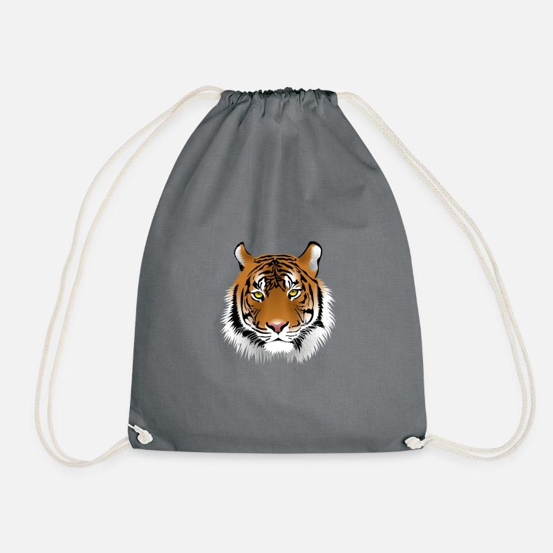 tiger - Turnbeutel - Grau