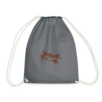 Map of the Roman Empire - Drawstring Bag - grey - Front