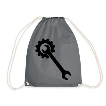 Outil de clé - Sac de sport léger - gris - Devant