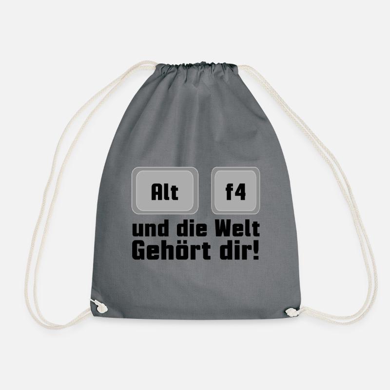 alt f4 - Turnbeutel - Grau