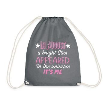 Queens are born in August - Sac de sport léger - gris - Devant