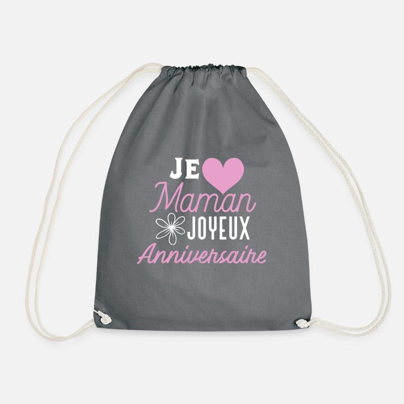 Joyeux anniversaire maman - Sac de sport léger - gris
