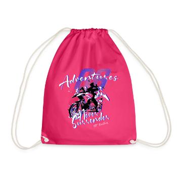 66 aventures ne se rendent jamais - Sac de sport léger - fuchsia - Devant