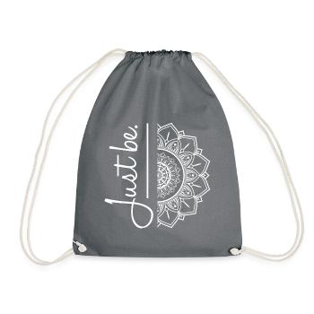 Mandala I Mindset I Spiritual - Drawstring Bag - grey - Front