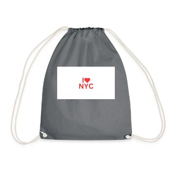 I Love NYC - Turnbeutel - Grau - Vorne