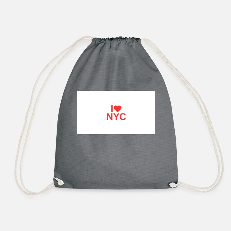 I Love NYC - Turnbeutel - Grau
