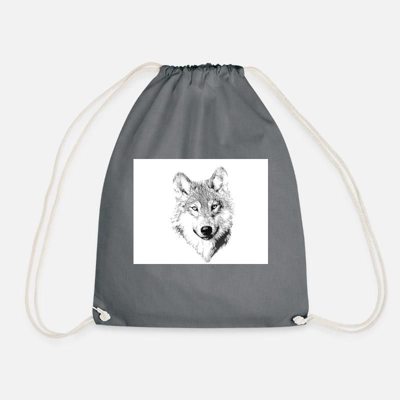 Wolf - Turnbeutel - Grau