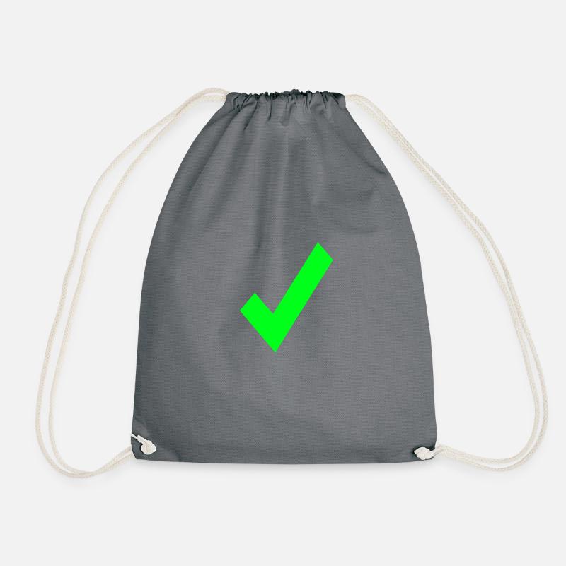 hook - Drawstring Bag - grey