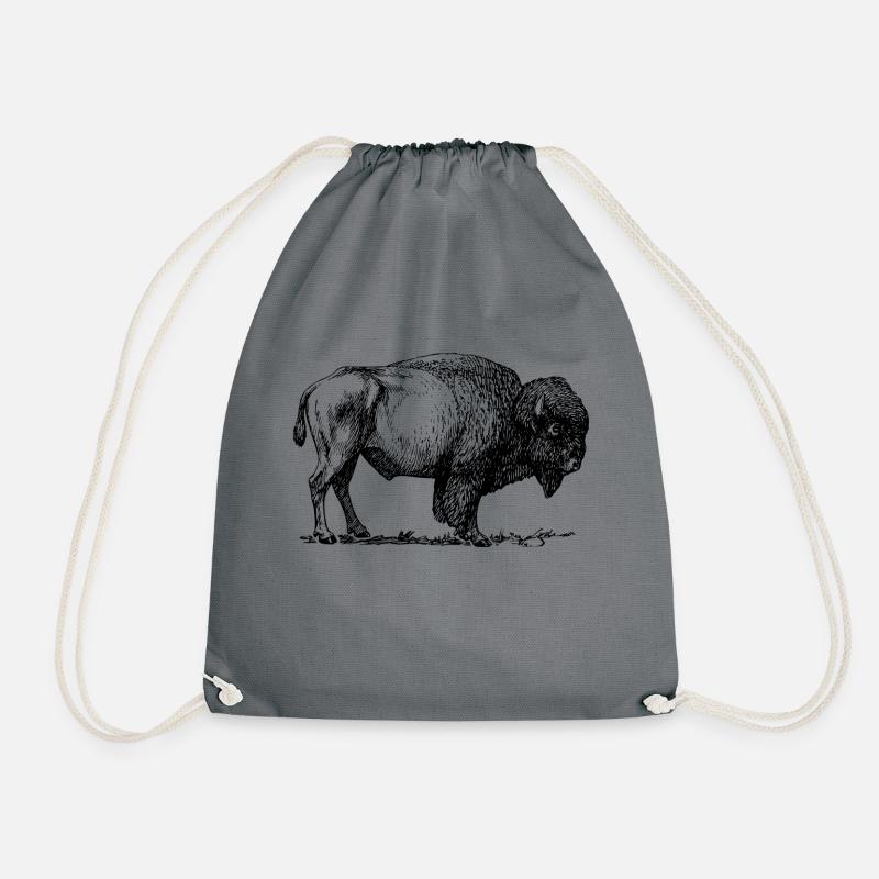 Bison - Turnbeutel - Grau