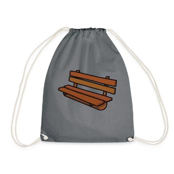 canapé canapé chaise chaise chaise table lamp lampe benc - Sac de sport léger - gris - Devant