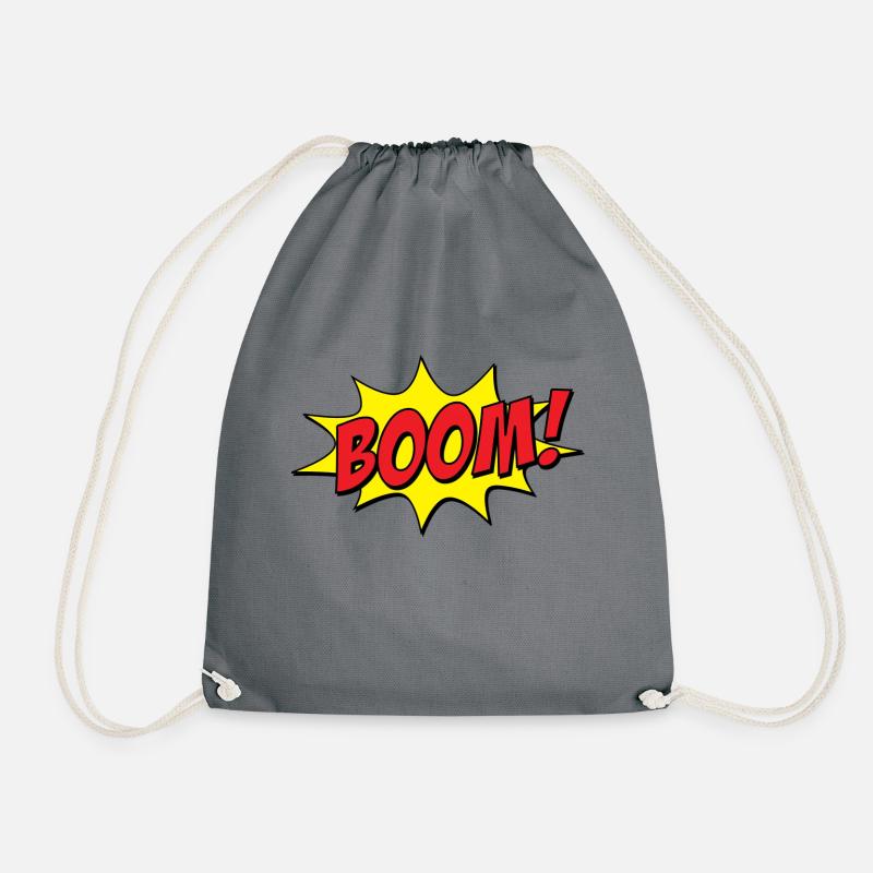 Boom Kloppo! - Drawstring Bag - grey