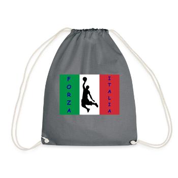 Forza Italia - Basketball - Turnbeutel - Grau - Vorne