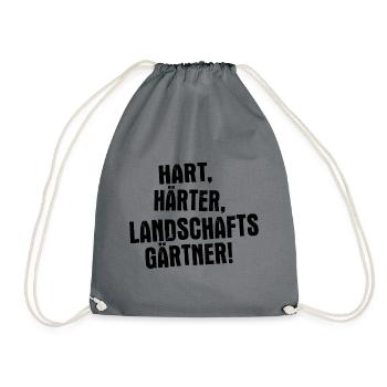 landscape gardener - Drawstring Bag - grey - Front