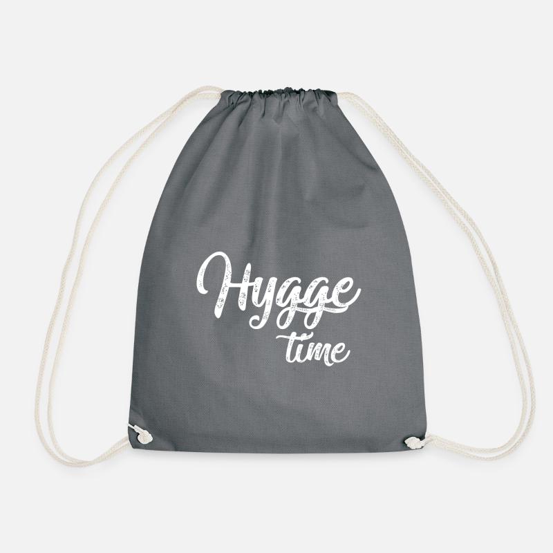 Hygge time Gemütlichkeit - Turnbeutel - Grau