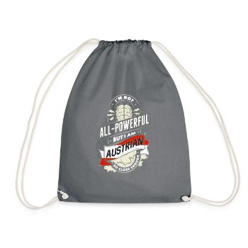 I’m Austrian Proud Country All Powerful - Sac de sport léger - gris - Devant
