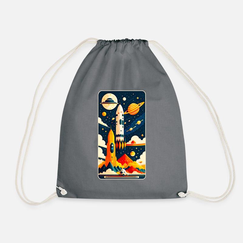 Space - Turnbeutel - Grau