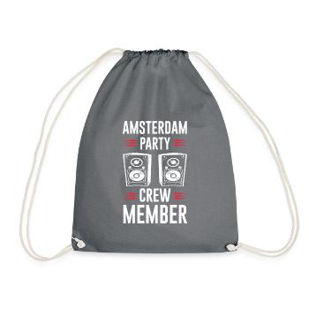 Amsterdam Party Crew - Sac de sport léger - gris - Devant