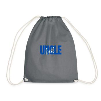 Best Uncle Best Uncle Gift Idea - Drawstring Bag - grey - Front