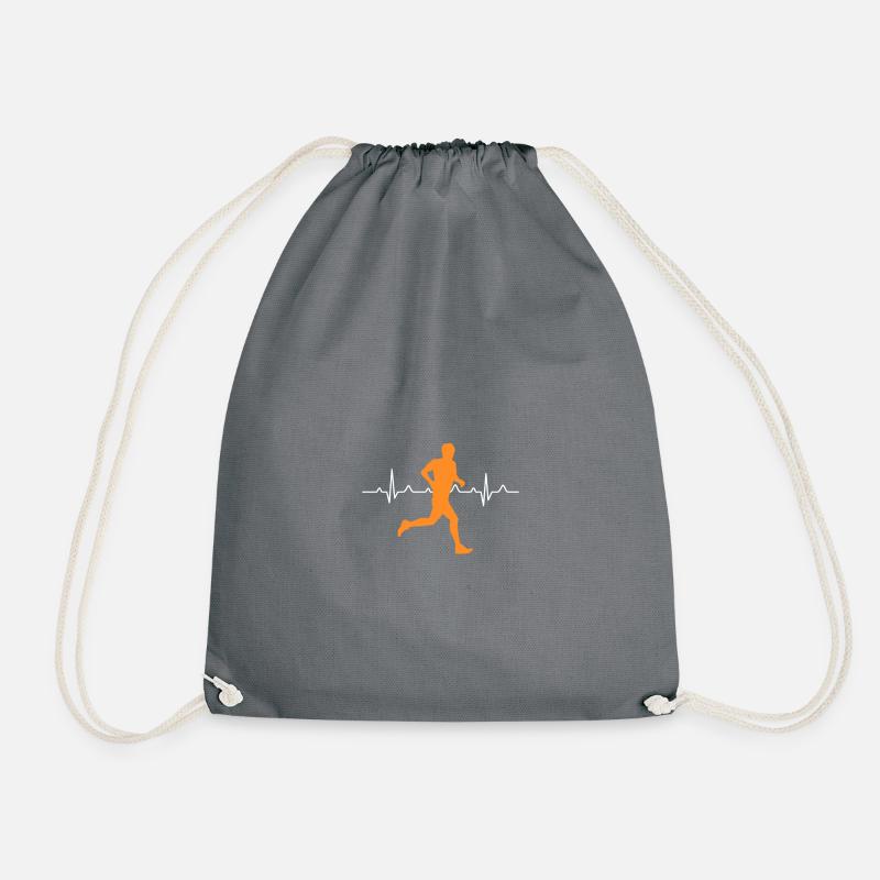 Runner - Drawstring Bag - grey