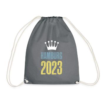 Hambourg 2023 Krone - Sac de sport léger - gris - Devant