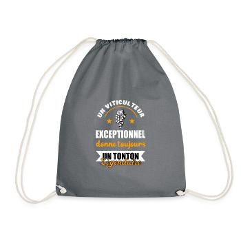 Un viticulteur exceptionnel donne toujours - Sac de sport léger - gris - Devant