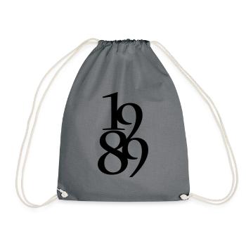 Cadeaux d'anniversaire de l'année de naissance du millésime 1989 - Sac de sport léger - gris - Devant
