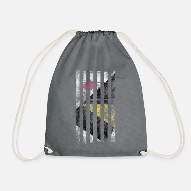 art - Drawstring Bag - grey