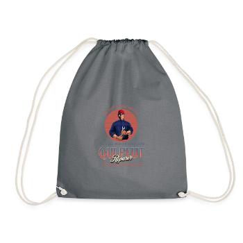 Je suis un mécanicien t-shirt homme garagiste - Sac de sport léger - gris - Devant