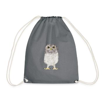 Hibou - Sac de sport léger - gris - Devant
