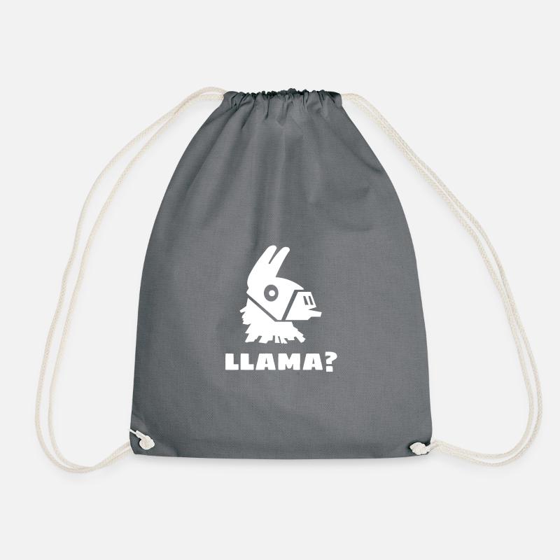 LOOT LLAMA? - Turnbeutel - Grau