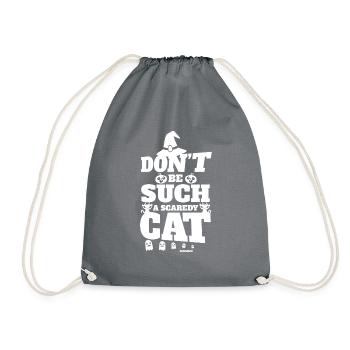 Chapeau de sorcière Chat Cadeau d’Halloween - Sac de sport léger - gris - Devant