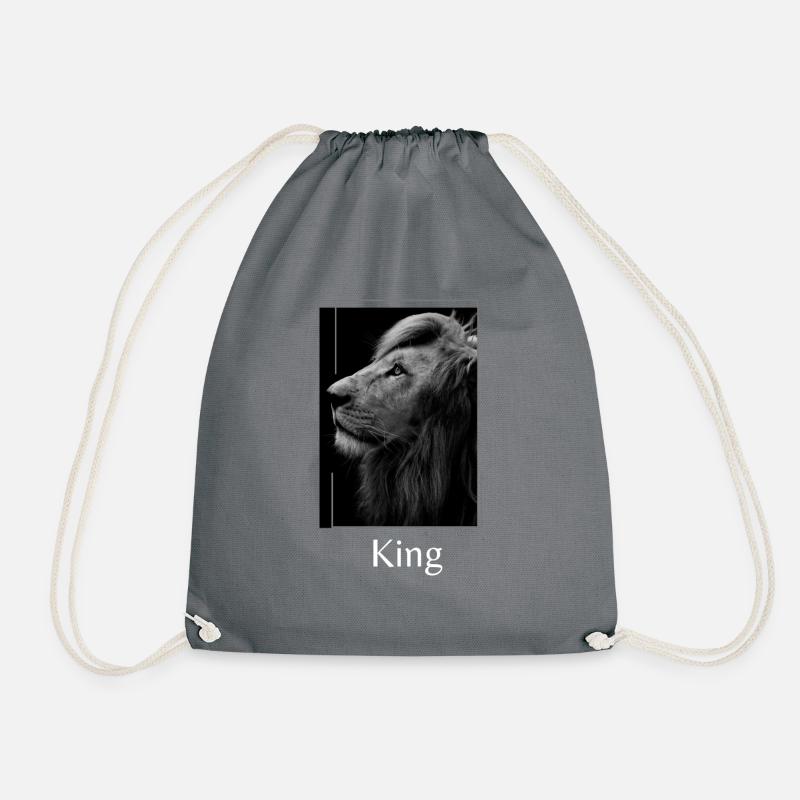 safari - Drawstring Bag - grey