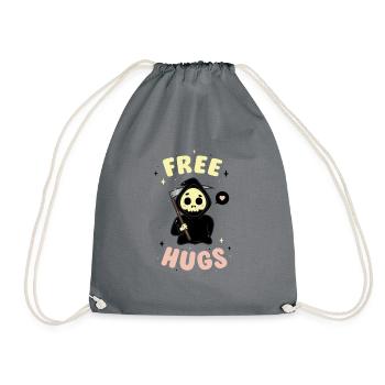 Free hugs - Sac de sport léger - gris - Devant
