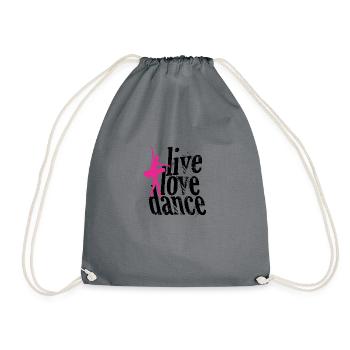 DANCE - Drawstring Bag - grey - Front
