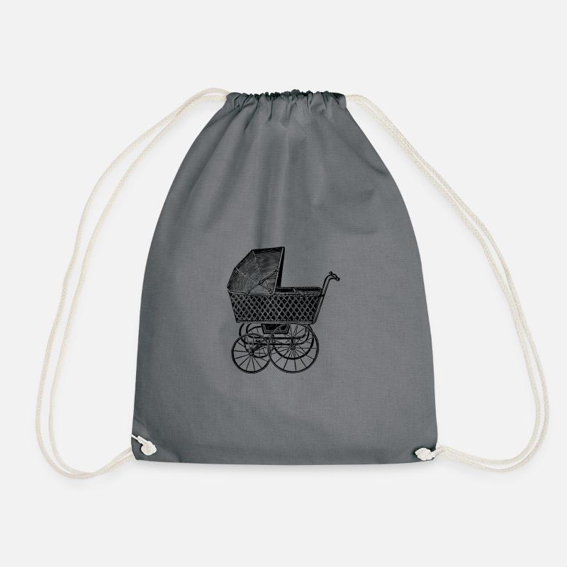 Kinderwagen - Turnbeutel - Grau