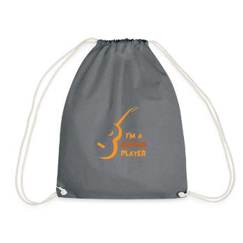 Je suis guitariste - Sac de sport léger - gris - Devant