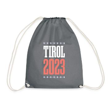 Tyrol 2023 - Drawstring Bag - grey - Front