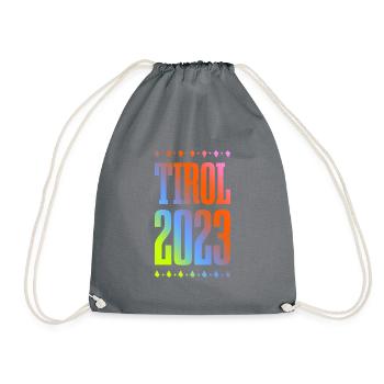 Tyrol 2023 - Drawstring Bag - grey - Front