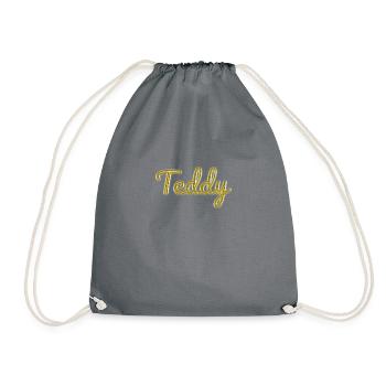 Teddy - Turnbeutel - Grau - Vorne