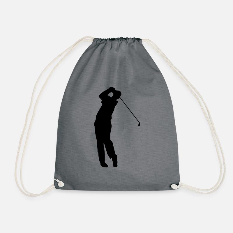 Golfer - Turnbeutel - Grau