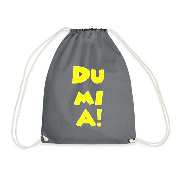 dumia minnie gelb rand weiß - Turnbeutel - Grau - Vorne