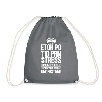 C’est une chose d’infirmière que vous n’avez pas - Sac de sport léger - gris - Devant