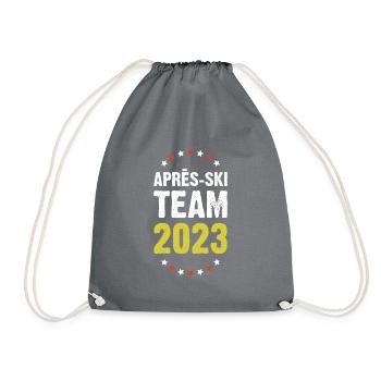 Après-ski 2023 - Drawstring Bag - grey - Front