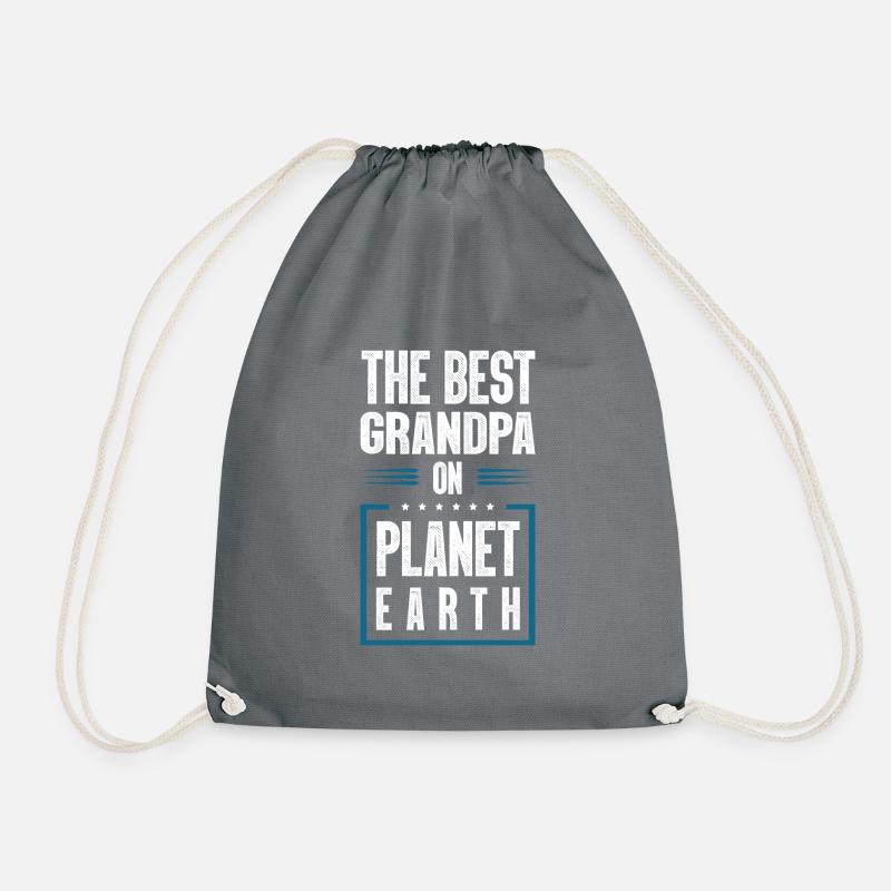Bester Opa Spruch - Turnbeutel - Grau
