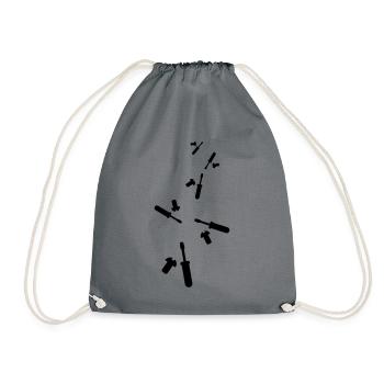 Screwdriver icon - Drawstring Bag - grey - Front