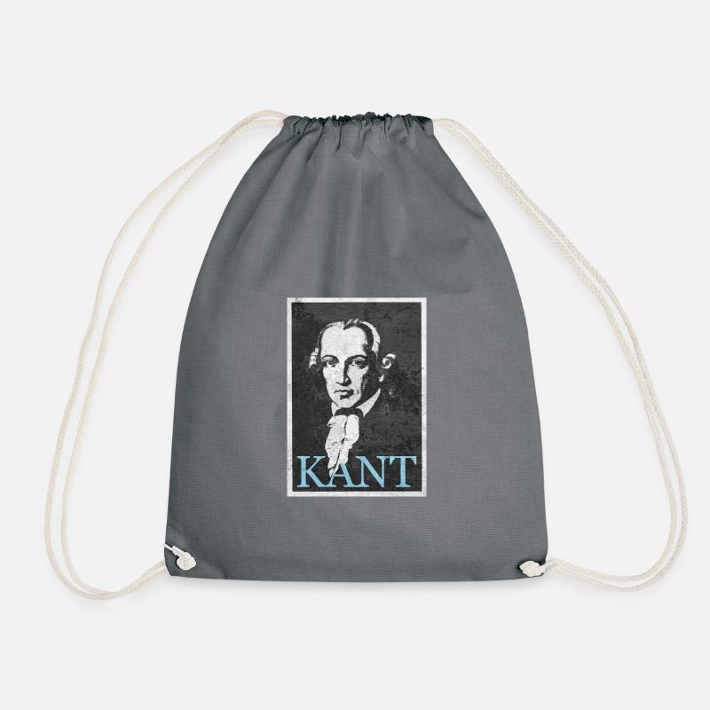 Kant - Drawstring Bag - grey