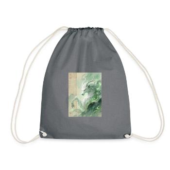 Bai Ze : L’Auspice Divin - Souffle de Sérénité - Sac de sport léger - gris - Devant