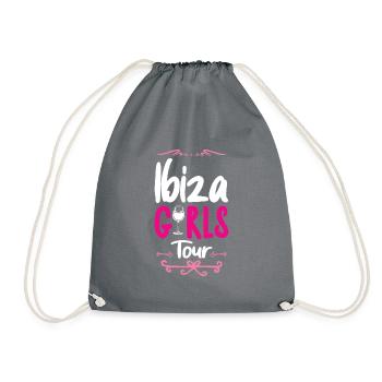 Ibiza Girls Tour - Drawstring Bag - grey - Front