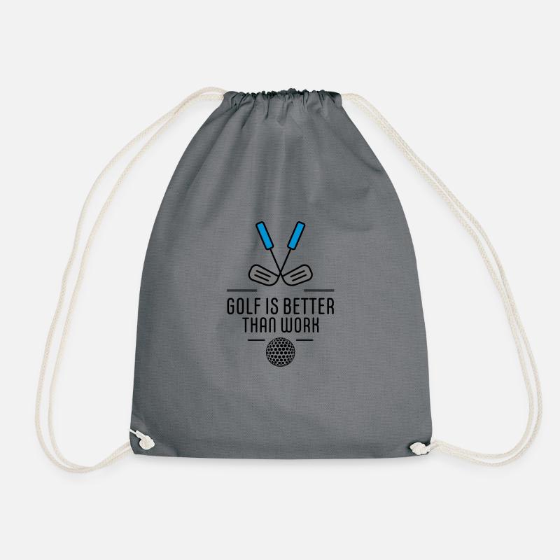 golf - Drawstring Bag - grey